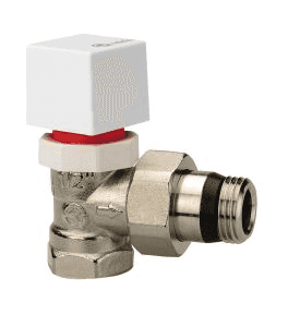 Termosztatikus sarokszelep, belső menetes, kétcsöves, 1/2" hivatkozással 67450 a márkától ORKLI