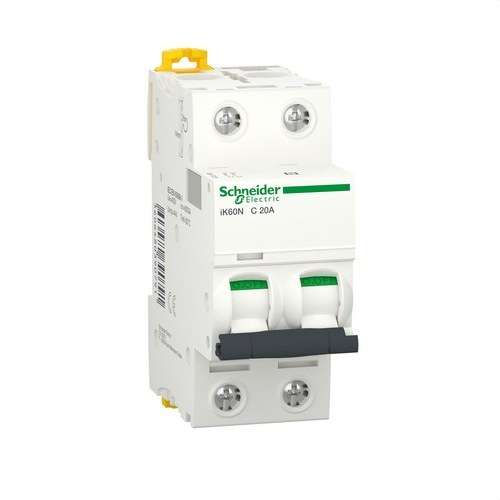 IK60N mágneskapcsoló 2P 20A C karakterisztika 6kA hivatkozással A9K17220 a márkától SCHNEIDER ELECTRIC