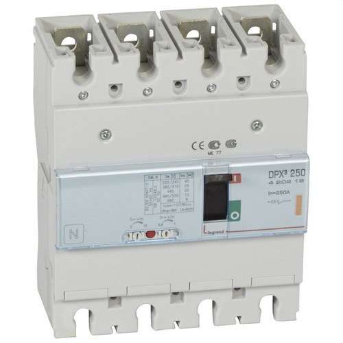 Automatikus MCCB DPX³ 250 mágneses-termikus megszakító 4P Icu 25 kA hivatkozással 420219 a márkától LEGRAND