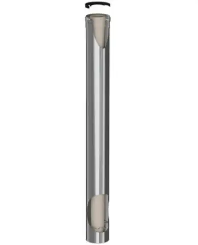 Koaxiális kandallócső, apa-anya, 125/200 mm átmérő, 500 mm, polipropilén/rozsdamentes acél hivatkozással 125200-500MH45 a márkától FIG