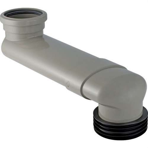 S-alakú eltoló könyök, 90/110 mm átmérő, PVC hivatkozással 388.351.29.1 a márkától GEBERIT