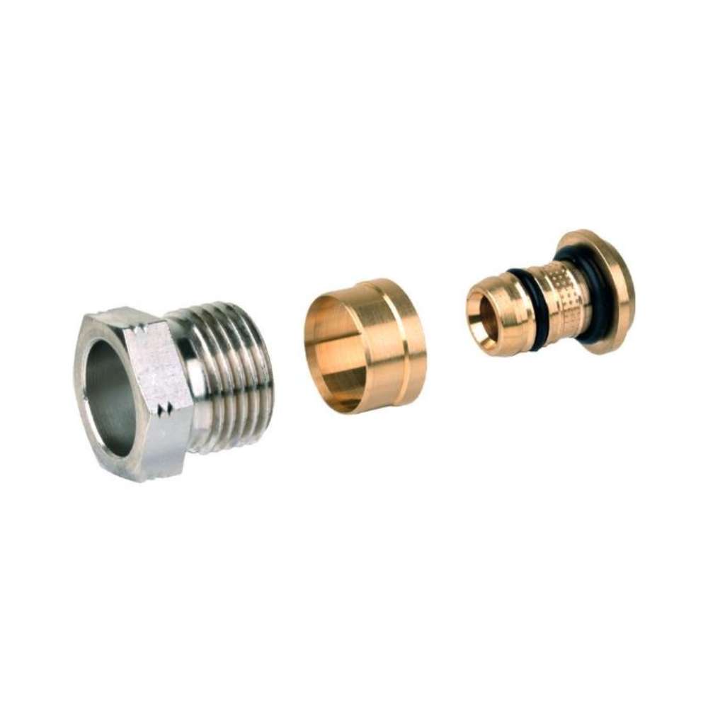 Csatlakozók multirétegű/PE-X csőhöz, 16x2 mm átmérővel hivatkozással FIG1/2M16X2 a márkától RESIDEO