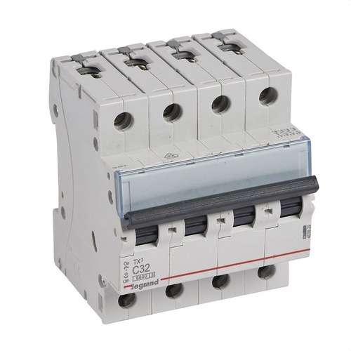 TX3 4P 32A C görbe mágneskapcsoló, 6kA hivatkozással 403629 a márkától LEGRAND