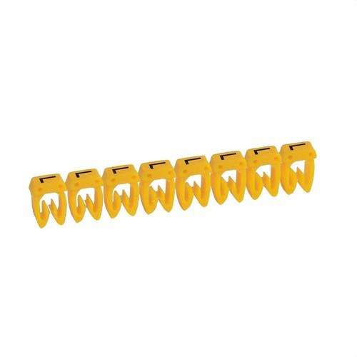 Kábeljelölő címke CAB 3 - L betű 1,5mm²-ig hivatkozással 038311 a márkától LEGRAND