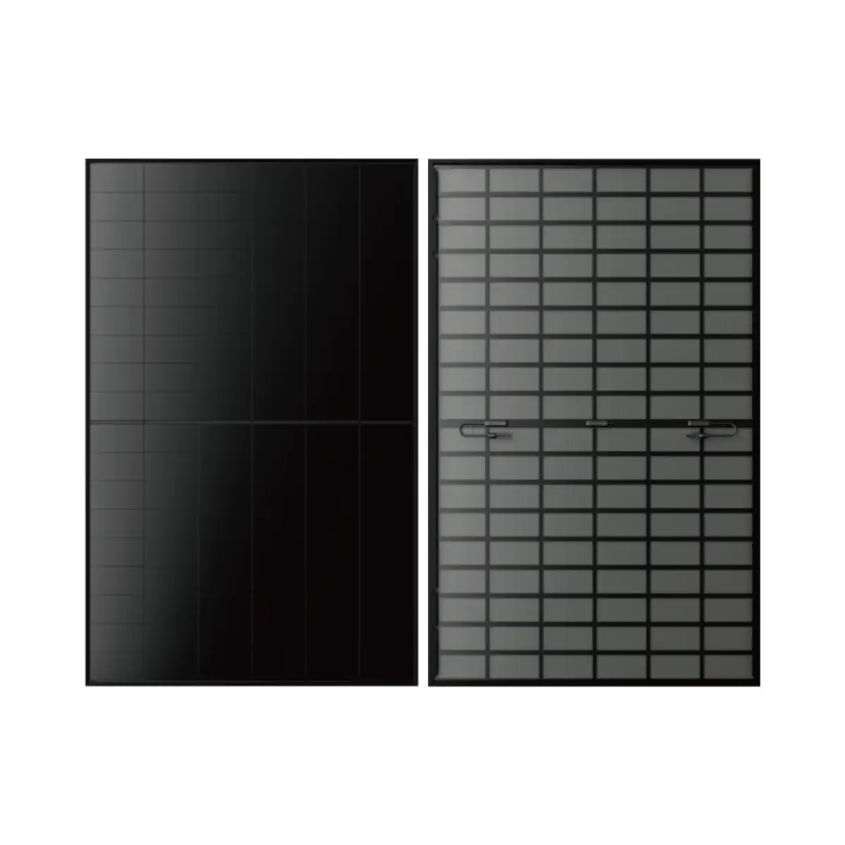 Csomag 36 All Black Dupla Üveg 490 W Longi Ecolife Hi-MO S10 LR7-54HJBB Napelem Panel hivatkozással LR7-54HJBB-490WP a márkától LONGI
