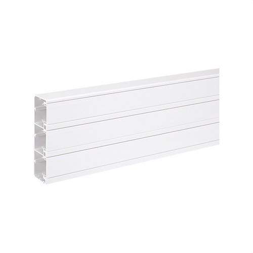 2 m-es PVC csatorna, 185x55 mm, 3 rekesszel K45 funkciókhoz, fehér színben hivatkozással TK12143/9 a márkától SIMON