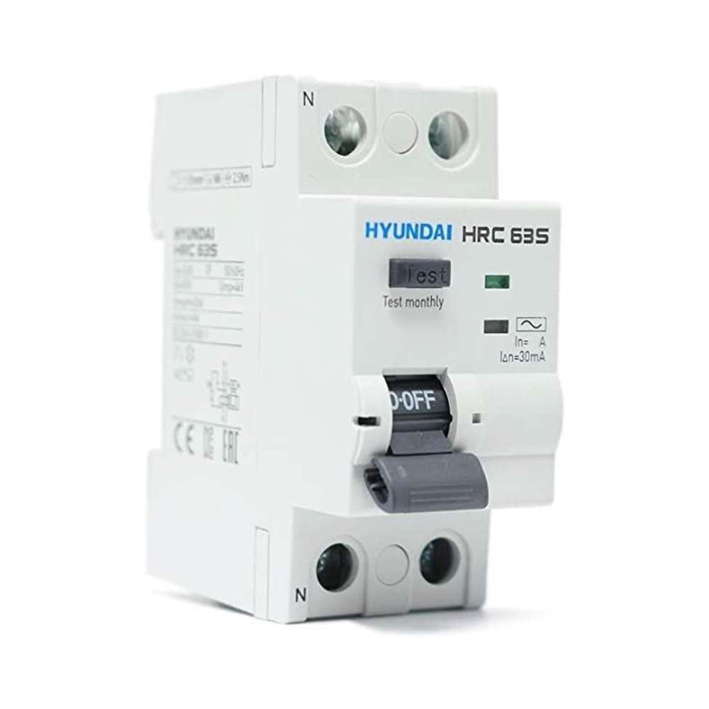 STD 2P 40A 300mA A osztályú szelektív FI-relé hivatkozással HRC63S-T2PG7040 a márkától HYUNDAI