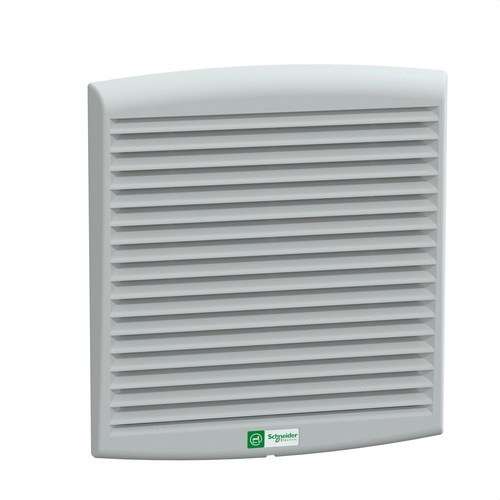 Ventilátor kimeneti ráccsal és G2 szűrővel, 300m3/h, 230V, IP54 ClimaSys hivatkozással NSYCVF300M230PF a márkától SCHNEIDER ELECTRIC