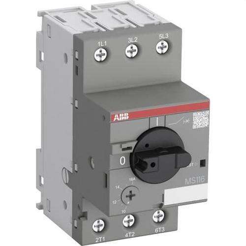 ABB MS116 motorvédő kapcsoló, 690 V AC, 1 A hivatkozással 1SAM250000R1005 a márkától ABB