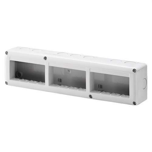 Felületi doboz SYSTEM mechanizmusokhoz, 12 modul hivatkozással GW27007 a márkától GEWISS