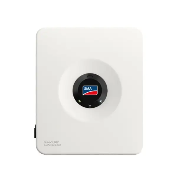 SMA Sunny Boy Smart Energy 4 kW-os egyfázisú hibrid napelemes inverter hivatkozással SBSE4.0-50 a márkától SMA SOLAR