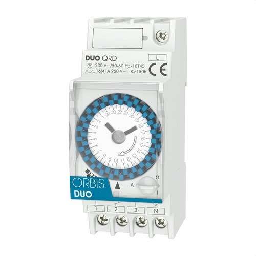 Analóg időkapcsoló 2 MOD.DUO QRD 230V hivatkozással OB292032 a márkától ORBIS