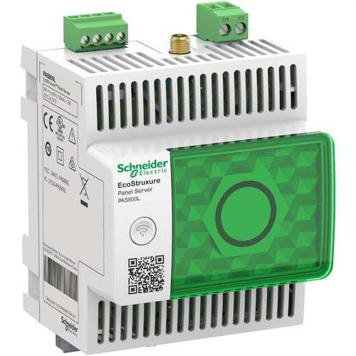 EcoStruxure Panel Server Advanced adatrögzítő, vezeték nélküli koncentrátor és Modbus átjáró 24V DC-n hivatkozással PAS800L a márkától SCHNEIDER ELECTRIC