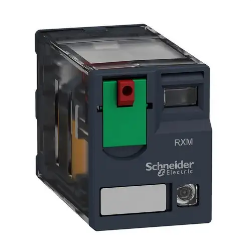 Miniatűr relé 6A 4 NO/NC LED-del 230V AC hivatkozással RXM4AB2P7 a márkától SCHNEIDER ELECTRIC