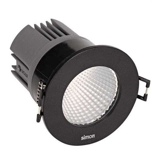 LED süllyesztett lámpa 703.25 3000K SZÉLES SUGÁR IP65 DALI fekete hivatkozással 70325338-483 a márkától SIMON