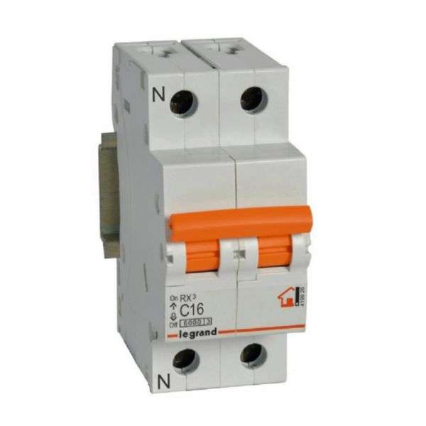 Magnetotermikus RX³ - 1P+N - 230V~ - 16A - C görbe hivatkozással 419926 a márkától LEGRAND
