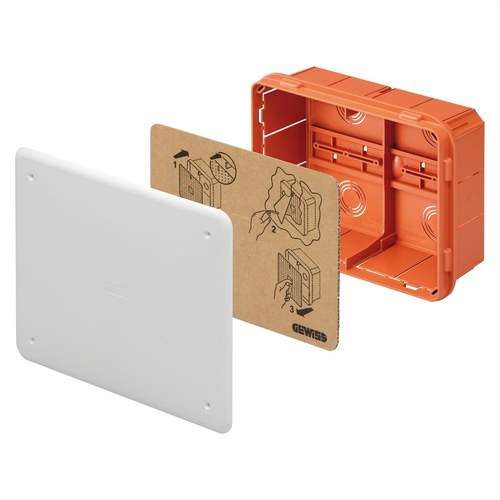 Elosztó- és csatlakozódoboz DIN sínnel 48PT 196x152x75mm hivatkozással GW48006 a márkától GEWISS