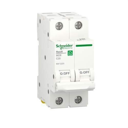 Resi9 mágneses-mechanikus kismegszakító 2P 25 A 6000 A 230 V hivatkozással R9F12225 a márkától SCHNEIDER ELECTRIC