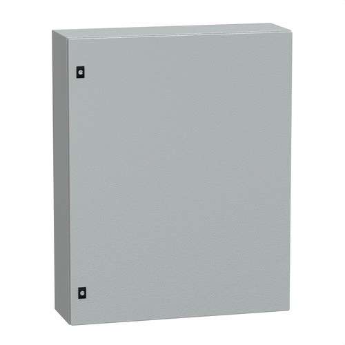 Fali acél szekrény tömör ajtóval, szerelőlap nélkül 1000x800x250 PanelSeT CRN hivatkozással NSYCRN108250 a márkától SCHNEIDER ELECTRIC