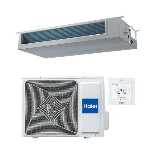 WiFi-s csatornás légkondicionáló Haier 5,0 kW 18000 BTU hivatkozással HAEAD50S2SM9FA(H)1U50S2SJ2FA-2 a márkától HAIER