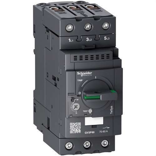 TeSys GV3 3P 70-80A EverLink motorvédő megszakító hivatkozással GV3P80 a márkától SCHNEIDER ELECTRIC