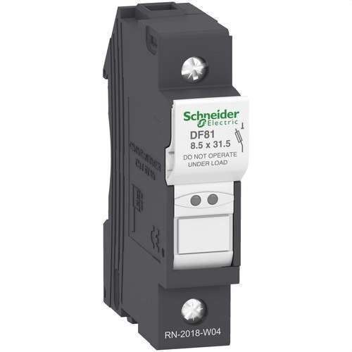 Biztosítéktartó jelzőfény nélkül 1P 25A biztosíték 8,5X31,5 hivatkozással DF81 a márkától SCHNEIDER ELECTRIC