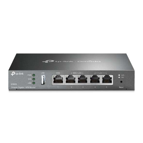 Gigabit VPN router Omada hivatkozással ER605 a márkától TP-LINK