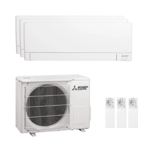 3 az 1-ben légkondicionáló wifi-vel Mitsubishi MSZ-AY 2,5 kW 9000 BTU hivatkozással MSZAY-252525-54 a márkától MITSUBISHI