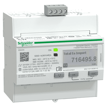 iem3255 x/5a c.0,5s modbus MID energiamérő hivatkozással A9MEM3255 a márkától SCHNEIDER ELECTRIC
