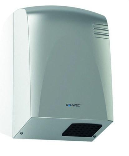 Wecflow elektronikus szenzoros kézszárító, szálcsiszolt rozsdamentes acélból hivatkozással GW01 14 04 01 a márkától GENWEC