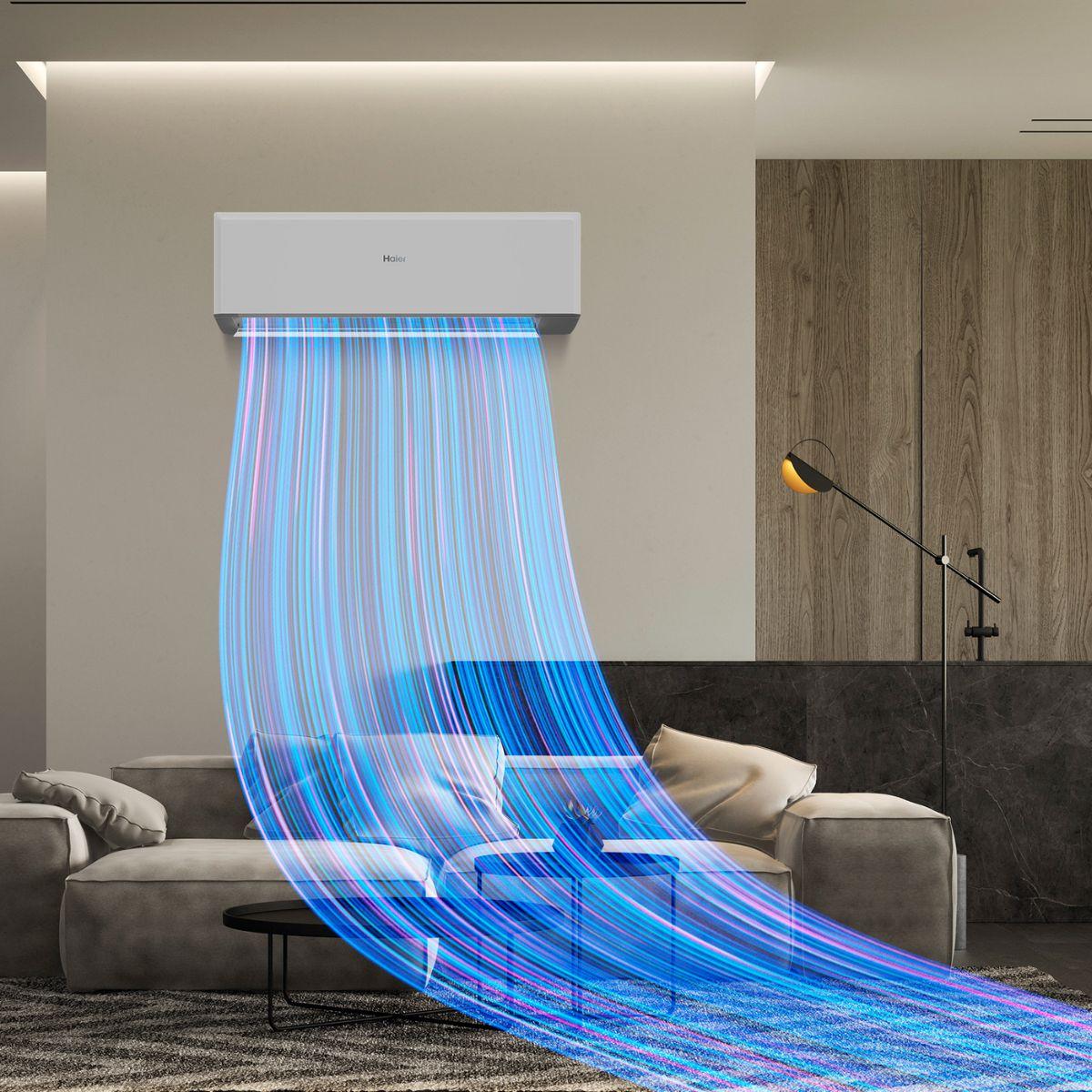 2 az 1-ben légkondicionáló wifi-vel Haier GEOS R+ 2,5 kW + 3,5 kW hivatkozással HAIERGEOSR+2535 a márkától HAIER