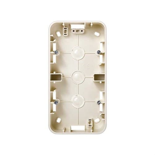 High Surface Box for 2 Elements Ivory Simon 75 with reference 75761-31 from the brand SIMON
