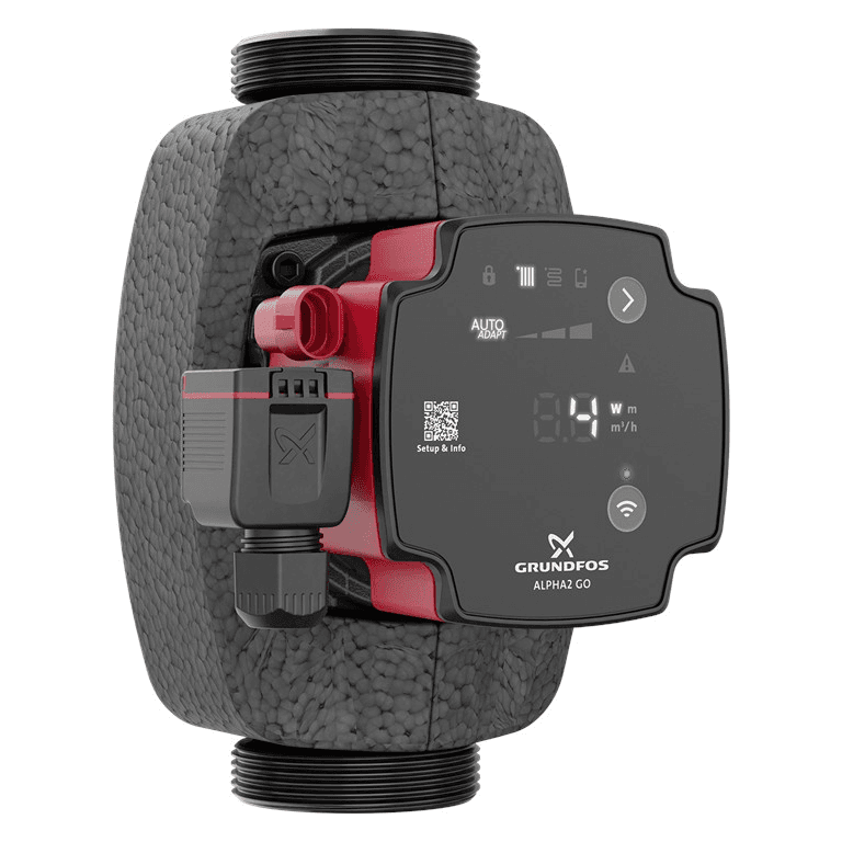 Grundfos ALPHA2 GO 32-60 180 keringető szivattyú hivatkozással 93074214 a márkától GRUNDFOS