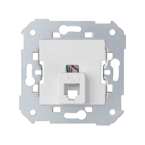 Telephone jack with 6 RJ12 contacts graphite Simon 75 with reference 75481-32 from the brand SIMON