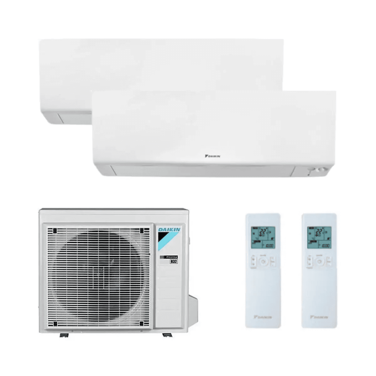 2 az 1-ben légkondicionáló wifi-vel Daikin Perfera 2,5 kW + 3,5 kW hivatkozással KITDAIPER2MXM40A2535 a márkától DAIKIN