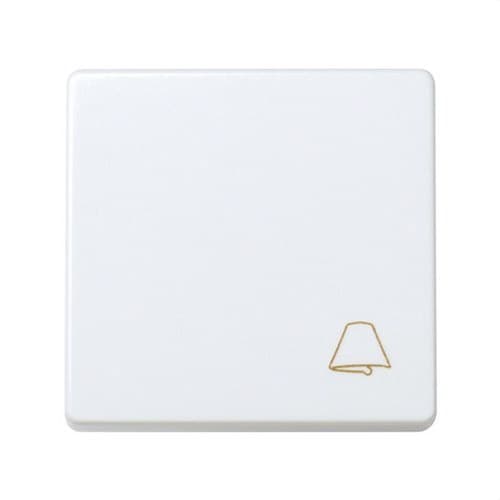 Push Button with Bell Engraving and Quick Terminal System White Simon 27 Play with reference 27150-65 from the brand SIMON