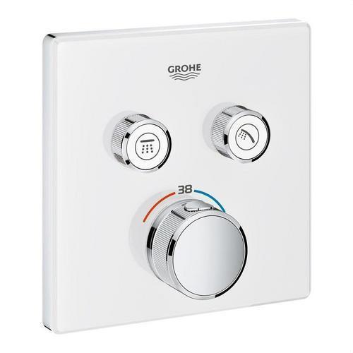 Beépített termosztát 2 vezérlővel Grohtherm SmartControl - Króm/Moon White hivatkozással 29156LS0 a márkától GROHE