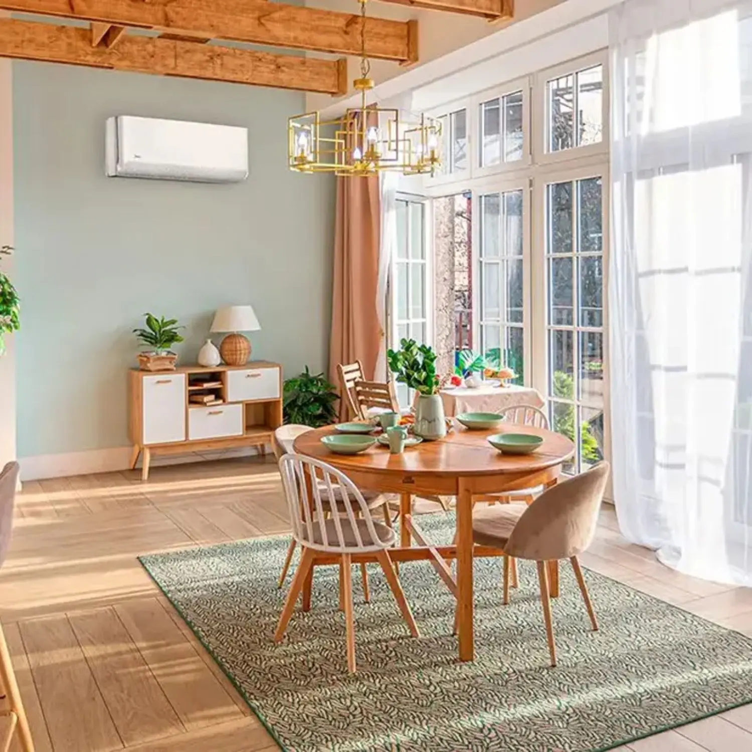 2 az 1-ben légkondicionáló wifi-vel Midea Breezeless E 2,6 kW 9000 BTU hivatkozással BREEZELESS09+09 a márkától MIDEA