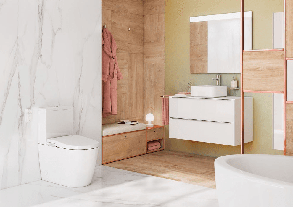 Roca Rimless In-Wash® Inspira Wall-Hung Smart Toilet with reference A80306L001 from the brand ROCA