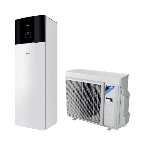Daikin Altherma 3 Bibloc 8 kW 230 literes levegő-víz hőszivattyú szett hivatkozással EHVX08S23E6VERGA08EVH7 a márkától DAIKIN