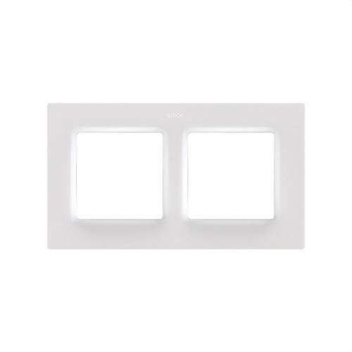 Frame for 2 Elements Matte White Simon 82 Concept with reference 8200627-090 from the brand SIMON