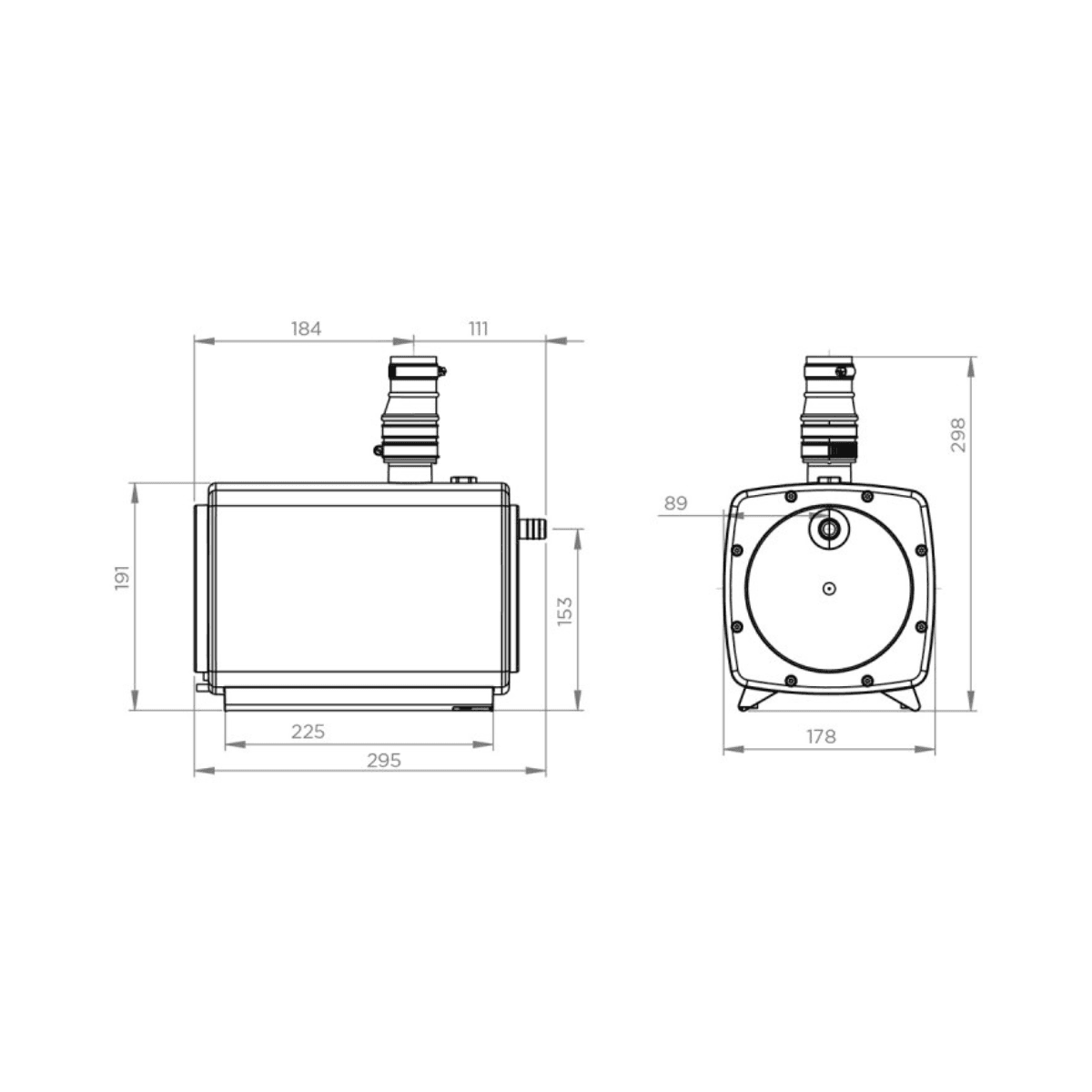 SFA Sanifloor+ 3 Suction Water Pump with Drain for Shower with reference HIFLOOR3 from the brand SFA SANITRIT