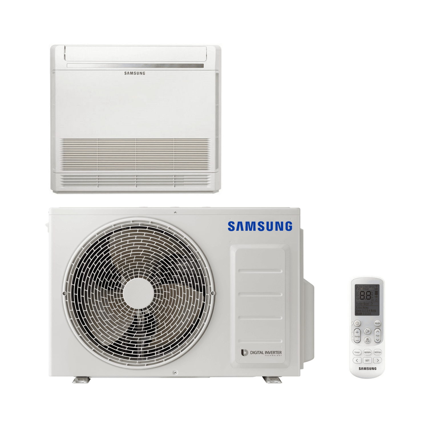 Samsung padlón álló légkondicionáló 5,0 kW 18000 BTU hivatkozással F-CONSOLE52R a márkától SAMSUNG