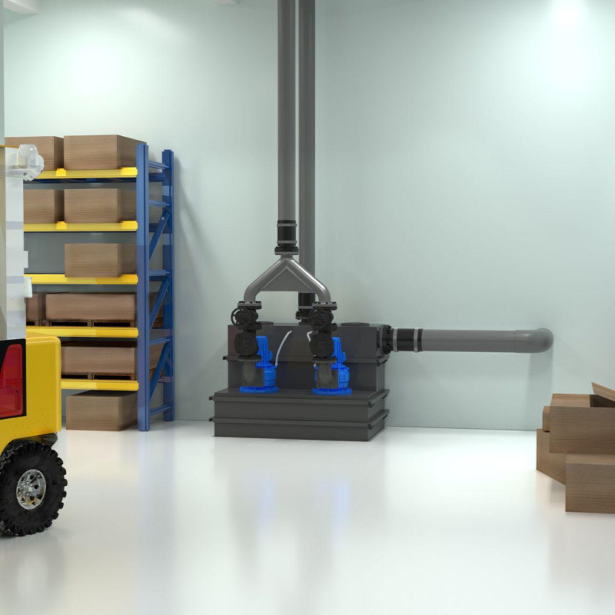 SFA Sanicubic 2 SC4.0 T háromfázisú szivattyúállomás hivatkozással 04CUB2SC40T a márkától SFA SANITRIT