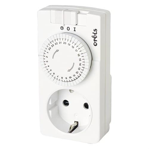 D T-15 napi programozható csatlakozós időkapcsoló, 230V 3500W, 30 perc lépésköz hivatkozással OB162232 a márkától ORBIS