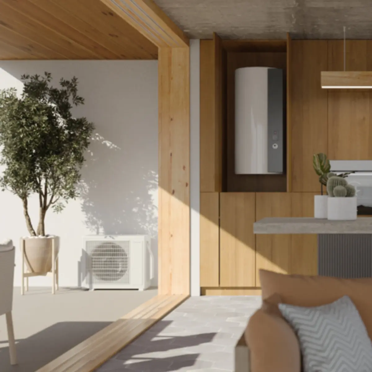 Thermor Aéromax Split 150 Litre Domestic Hot Water Heat Pump with reference 602118 from the brand THERMOR