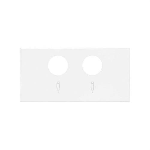 Matte White Cover for R-TV+SAT Inductive Sockets Simon 100 with reference 10000053-230 from the brand SIMON