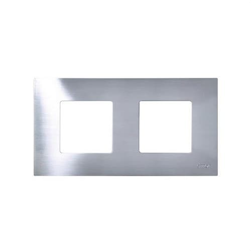 Interchangeable Cover for 2-Element Frame Inox Simon 27 Play with reference 2700627-042 from the brand SIMON