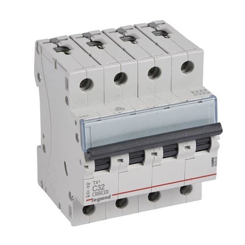 TX3 4P 32A C görbe mágneskapcsoló, 6kA hivatkozással 403629 a márkától LEGRAND