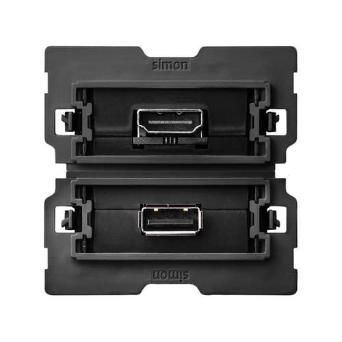 HDMI Connector V1.4 + USB 2.0 Type A Connector Simon 100 with reference 10000563-039 from the brand SIMON